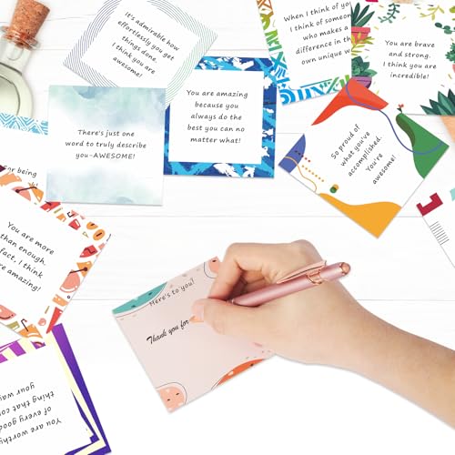 60 Unique Affirmation Cards with Envelopes for Encouragement & Gratitude