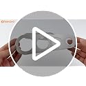 Stainless Steel Pasta Measurer with 4 Portion Sizes - YAMHOHO