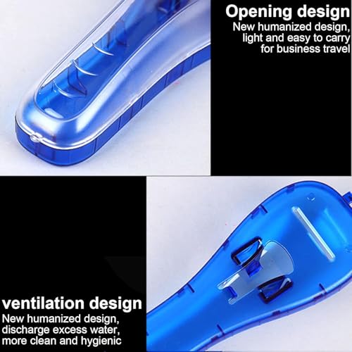 LinMei Travel Razor Case for Men - Protective Plastic Holder