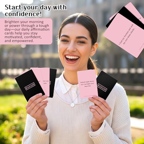 Inspirational Affirmation Cards for Women - Daily Positive Mindset