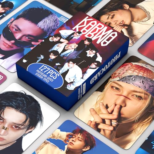 KARMA Photocard Set - 127 PCS Including 55 Photocards & 72 Stickers