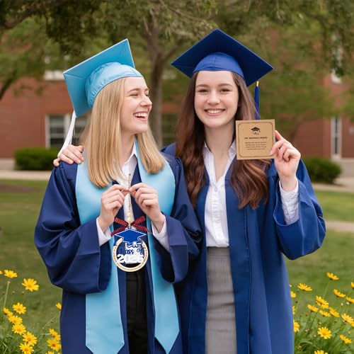 Class of 2026 Graduation Ornament - 2-Layer Wooden Cap Decor