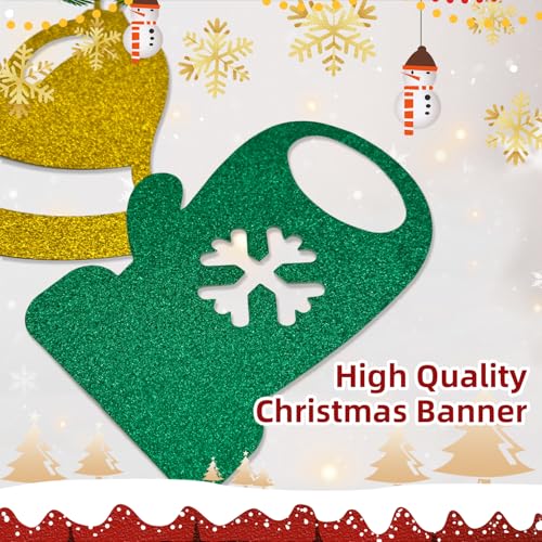 Indoor Christmas Banner Wall Decor for Holiday Party Festivities