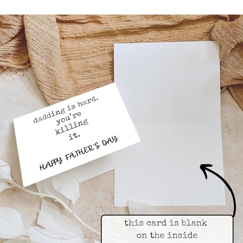 Heartfelt Father's Day Card for New Dads - Supportive & Encouraging