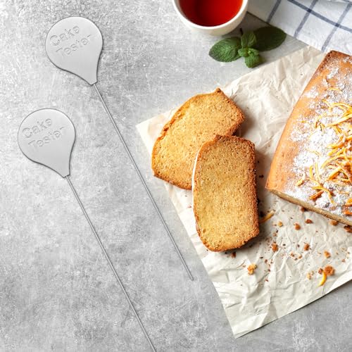 Omesata Cake Tester Set - 4 Reusable Baking Doneness Sticks, 7.9 Inch Stainless Steel
