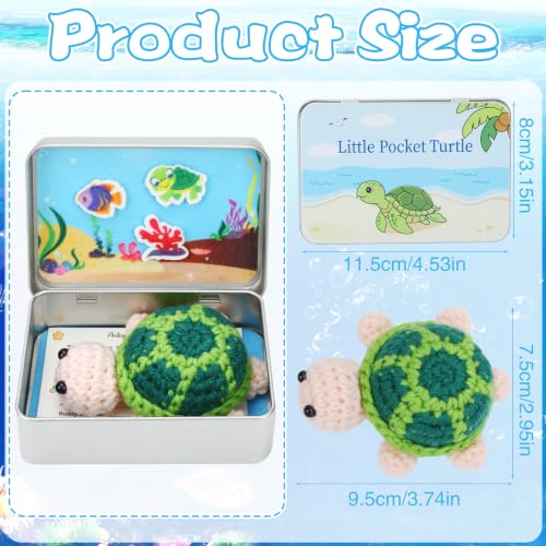 Little Pocket Turtle Miniature Sea Turtle Tin Gift Set