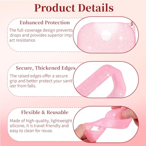Silicone Case for Touchland Hand Sanitizer Spray 1 fl oz, 2-Pack