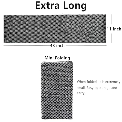 Teshee 2Pcs Japanese Exfoliating Shower Towel 48" Extra Long Body Scrubber