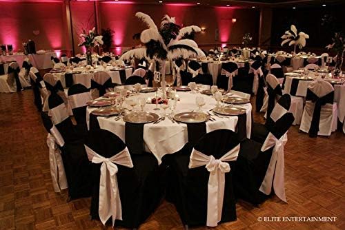Obstal Satin Chair Sashes - 10 PCS Elegant Bows for Weddings & Events | Universal Fit for Any Chair