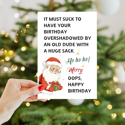Funny Christmas Birthday Card for Him or Her - Goroar