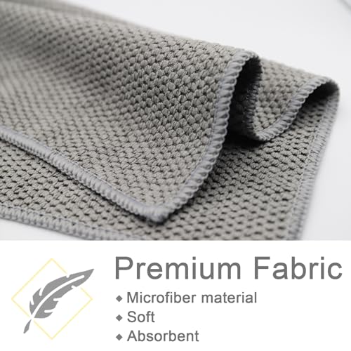 6-Pack Microfiber Barista Towels for Espresso Machines 12"x12"