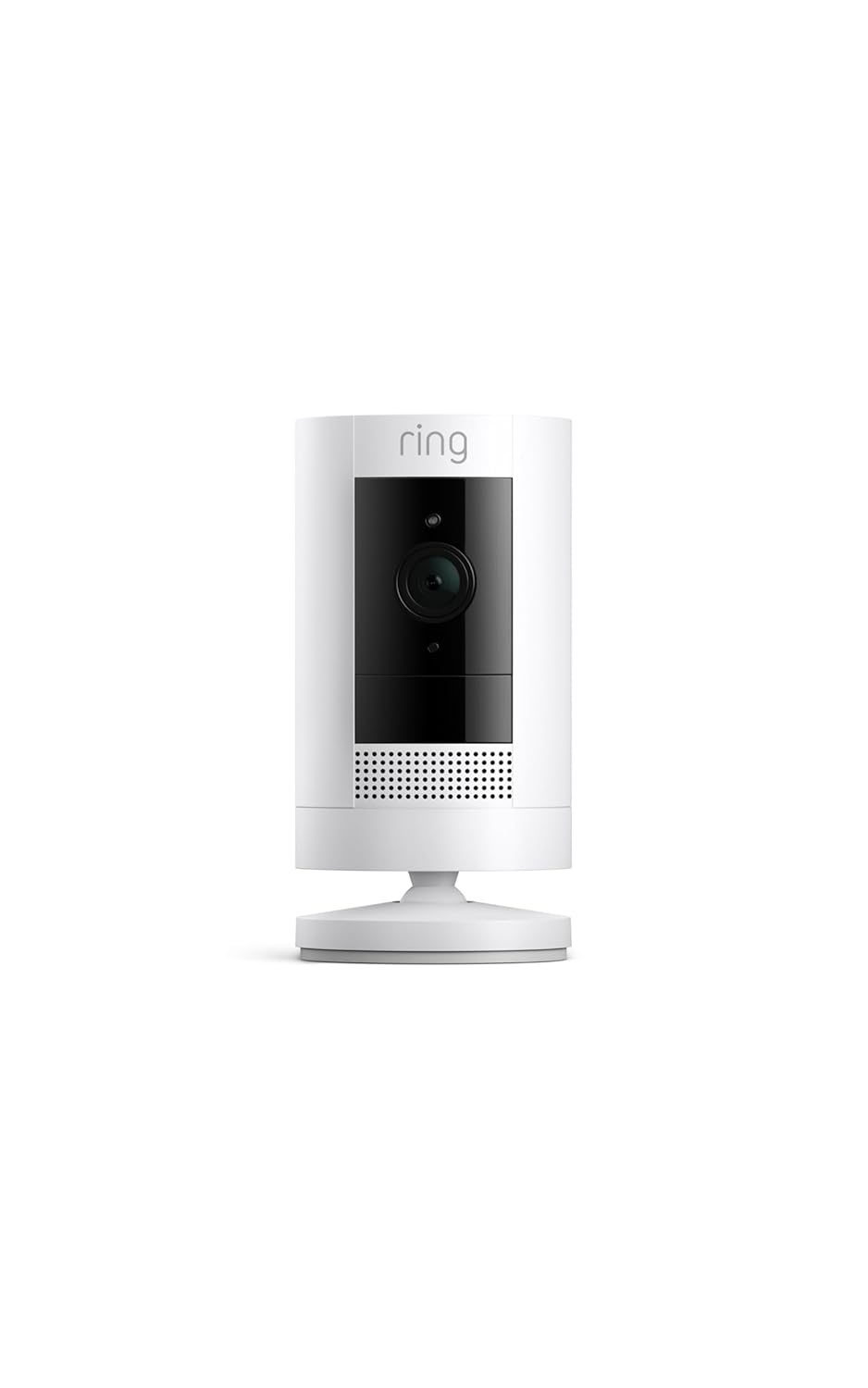Ring Outdoor Cam - Weather-Resistant Security Camera with Color Night Vision & Two-Way Talk | White
