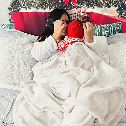 Bedsure King Size Fleece Blanket - Soft Plush Microfiber, 108x90 inches