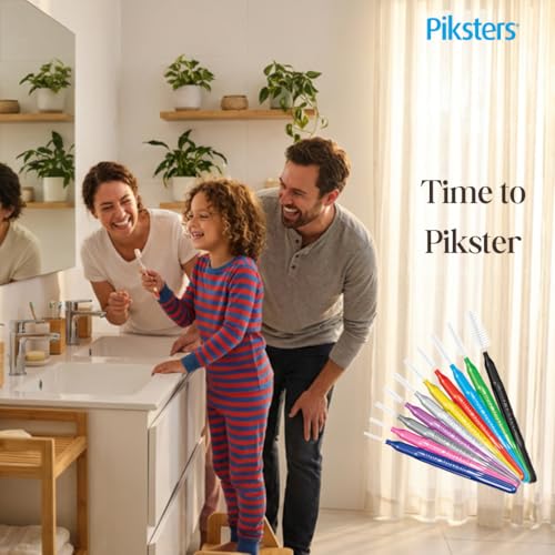 Piksters Interdental Brushes Variety Pack Size 000 to 6