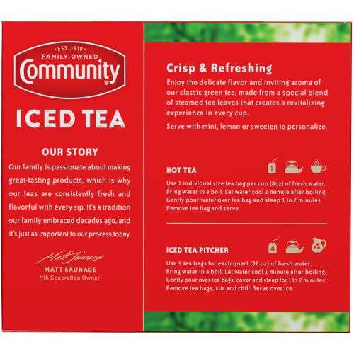 Community Coffee Signature Iced Tea - 48 Family Size Tea Bags