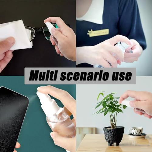 Yinluluna 3Pcs Mini Travel Spray Bottles 1oz Plastic Fine Mist Containers