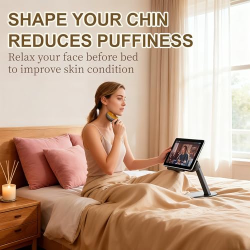 Eavkoar Lymphatic Contour Facial Brush & Drainage Massager for Chin and Neck