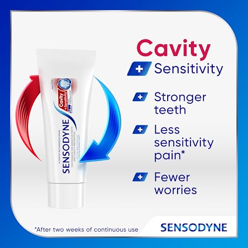 Sensodyne Cavity and Sensitivity Toothpaste, Fluoride Mint, 2.7 oz