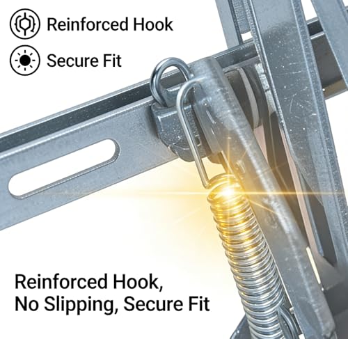 Replacement Recliner Sofa Chair Mechanism Tension Springs - 2PCS, 4-1/2" Heavy Duty Stainless Steel
