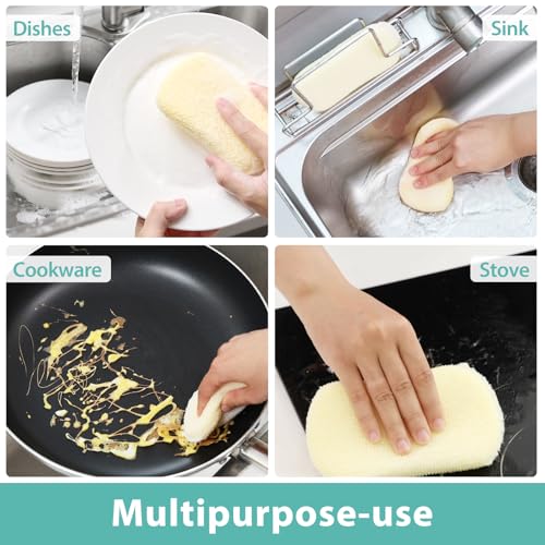 Mr. Scrub Odor-Resistant Kitchen Sponges 12-Pack, Non-Scratch
