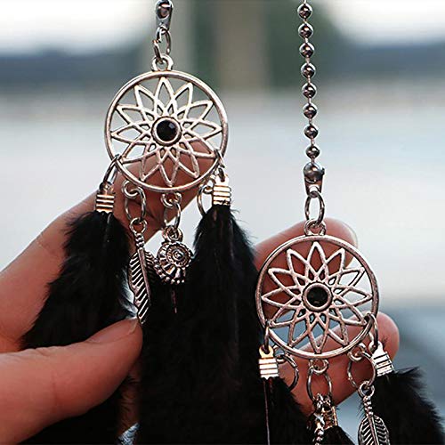 Mini Dream Catcher Pendant for Cars - Handmade Feather Charm