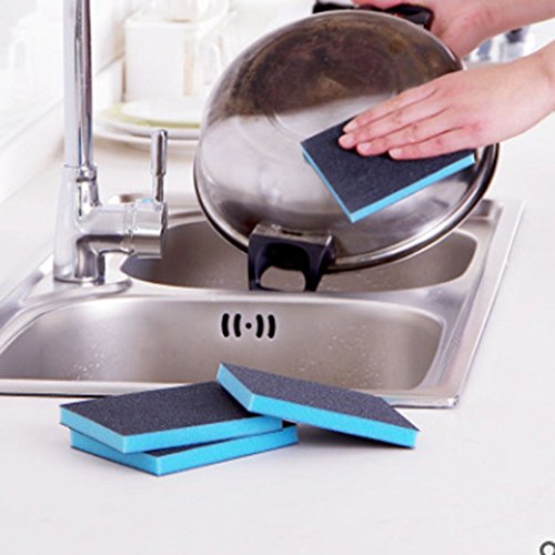 EORTA 8-Pack Heavy Duty Magic Cleaning Sponges - Non-Scratch Eraser Pads for Kitchen & Bathroom