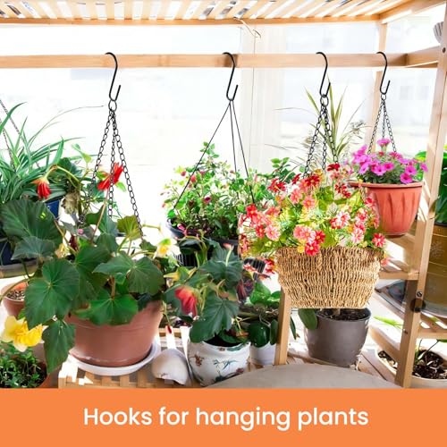 ESFUN 18 Pack Heavy Duty S Hooks for Kitchen & Home Organization