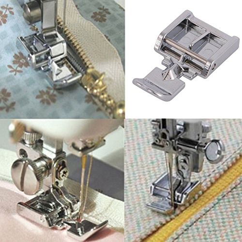 Zipper Foot Set for Sewing Machines - Invisible & Wide Presser Feet