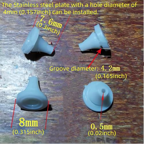 100pcs Universal Silicone Shower Head Nozzles Replacement for Bathroom