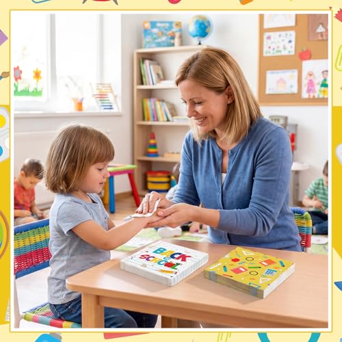80 Back-to-School Napkins | Cute Pencil & Crayon Designs
