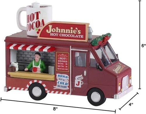 Lemax Johnnie's Hot Chocolate Christmas Village - Colorful Holiday Decor | Festive Collectible