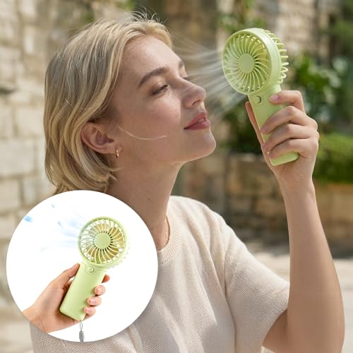 Portable Handheld Fan - AAA Battery Powered Mini Fan for Travel