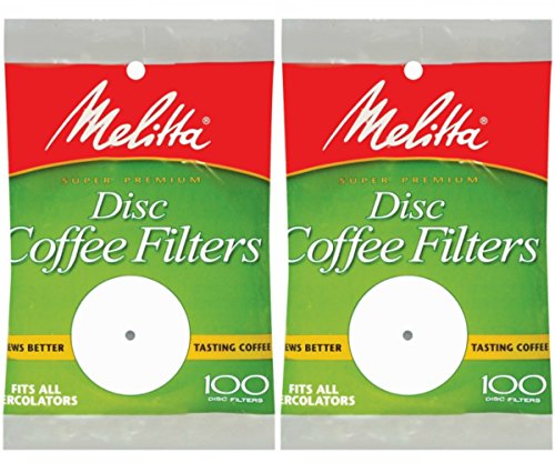 Melitta White Coffee Filters 3.5 Inch - Pack of 100
