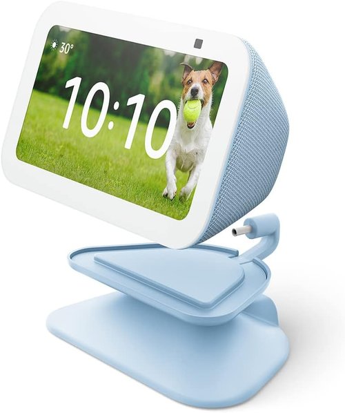 Echo Show 5 - Smart Display with Alexa Emergency Assist | Glacier White, Latest Model