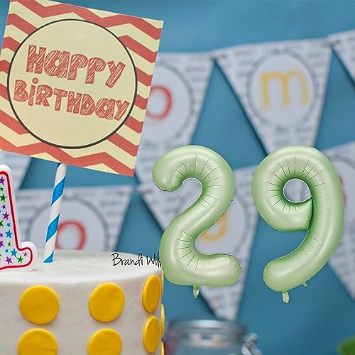 40 Inch Olive Green Number 18 Foil Balloon for Birthday Party