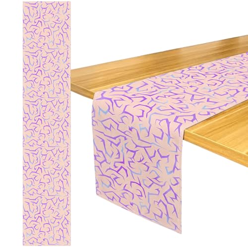 Kpop Party Table Runner 12 x 72 Inch Pink Lightning Table Decor