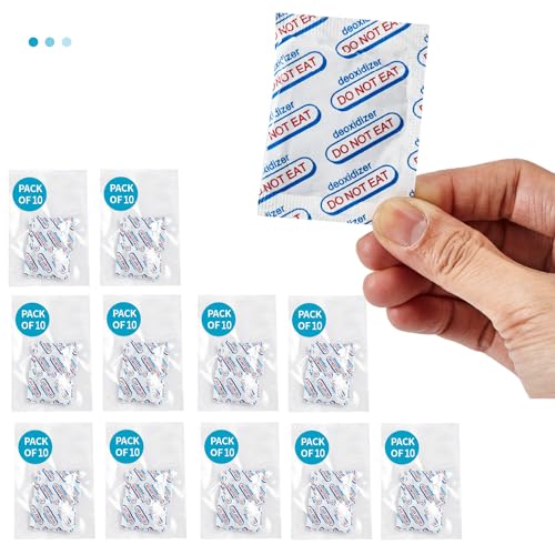 100CC Food Grade Oxygen Absorbers (110-Pack) for Food Storage
