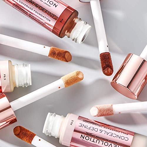 Makeup Revolution Conceal and Define Full Coverage Matte Foundation F18