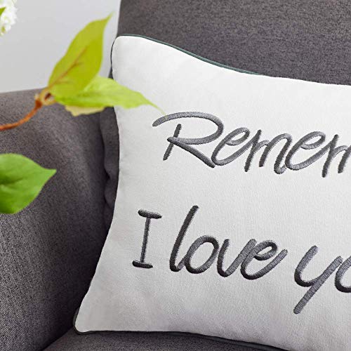 Remember I Love You Dad Pillow Cover 20x12 inches - Thanksgiving & Christmas Gift
