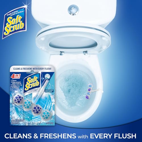 Soft Scrub Rim Hanger Toilet Bowl Cleaner - Sapphire Waters, 2 Count