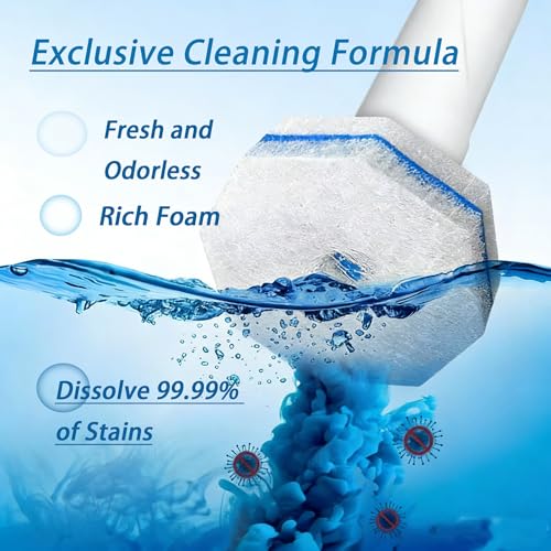 20 Count Toilet Brush Refills for Clorox Wand - 3X Cleaning Formula
