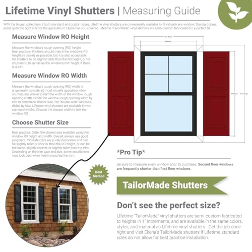 Ekena Millwork Vinyl Shutter-Lok's - Classic Blue (8 Pack)