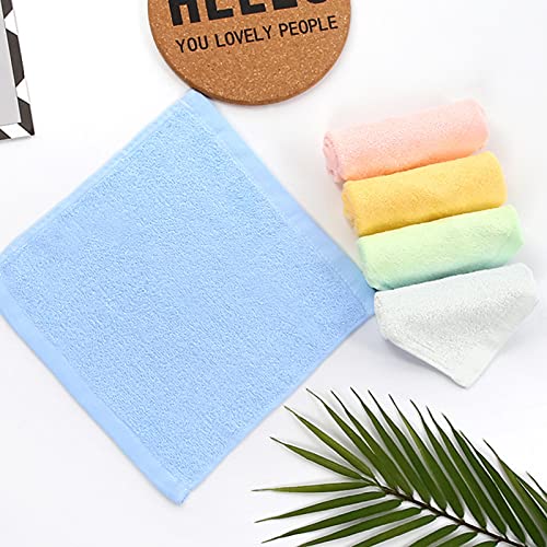 Soft Microfiber Hand Towels - 5 Pcs 12x12 in with Hanging Loop