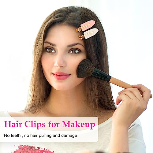 D 6-Piece No Crease Hair Clips for Makeup and Styling