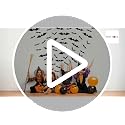 36 Pcs Halloween Bat Wall Stickers - Realistic 3D PVC Decor