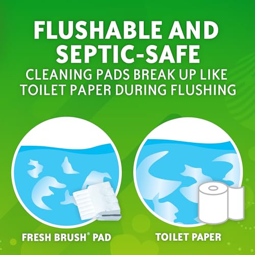 Scrubbing Bubbles Flushable Toilet Cleaner Refill Pads, 10 Count - Citrus Scent