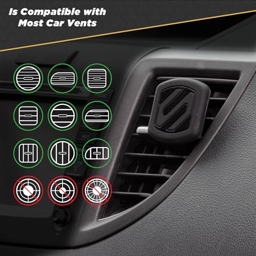 Scosche MagicMount Magnetic Phone Mount for Car Air Vent - 2 Pack