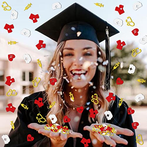 Medical Nurse Confetti 100pcs Glitter Table Scatter for Graduation