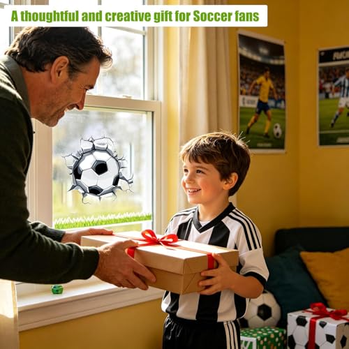 USA Soccer 2026 Window Clings - 4 Large Reusable Static Stickers