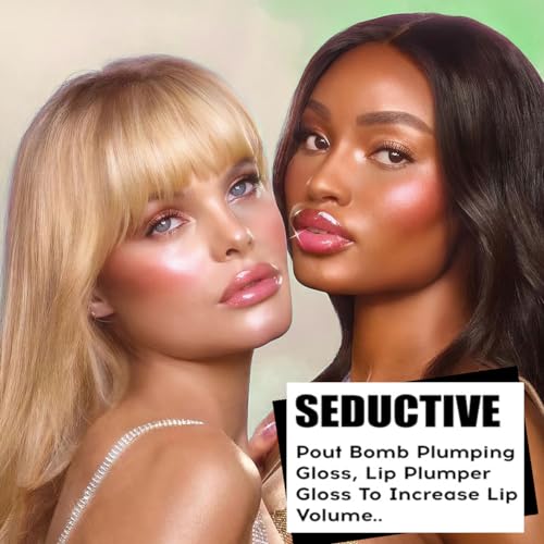 Zifeifeigs Hydrating Lip Oil Set - Big Brush Head Moisturizing Gloss #01